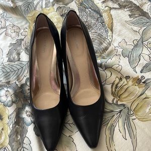 Calvin Klein Brown Dolly Heels, Size 7.5